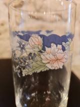 Lot de 9 verres Arcopal Florine – fleuris et rétro