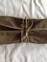 Ancienne trousse a outils en toile militaire