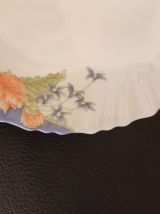 Lot 6 assiettes plates Arcopal fleuries – Vintage 70/80