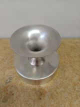 Pique fleurs space age métal argenté 1970 