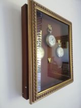 Vitrine pour 4 montres à goussets 