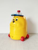 Jouet vintage chien jaune jouet rétro collection enfant