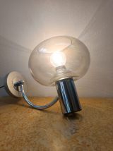 Applique vintage métal chromé 1970 style Sciolari 