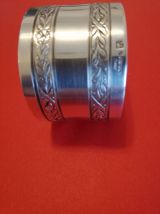 Rond de serviette argent Empire D.CREGUT 2 Rangs