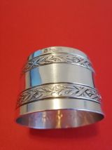 Rond de serviette argent Empire D.CREGUT 2 Rangs