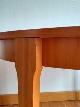 Table ronde danoise extensible 1960 