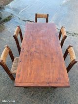 Table 5 chaises brutaliste 1950
