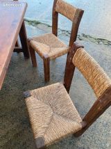 Table 5 chaises brutaliste 1950