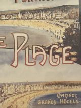 Affiche encadrée PORNICHET LA BAULE