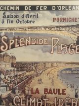 Affiche encadrée PORNICHET LA BAULE