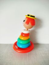 Clown Culbuto vintage | Educalux | jouet ancien déco rétro
