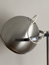 Lampe Eye ball. 1970. Inox brossé.