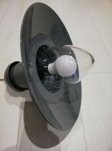 Suspension Globe En Verre Et Fer Style loft.