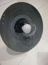 Suspension Globe En Verre Et Fer Style loft.