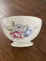 2 bols porcelaine blanche CB cie France.