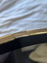 Miroir vintage 1960 rétroviseur asymétrique - 69 x 35 cm