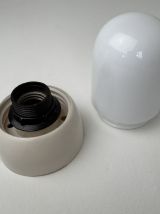 Ancienne petite applique en opaline vintage