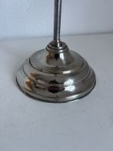 Lampe vintage 1920 monix métal nickelé tôle vert sauge - 50 