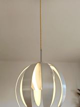 Suspension métal brossé style space age vintage 