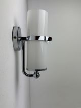 PAIRE D’ANCIENNES APPLIQUES EN OPALINE « DELMAS »  VINTAGE