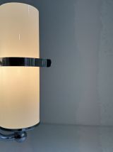 PAIRE D’ANCIENNES APPLIQUES EN OPALINE « DELMAS »  VINTAGE