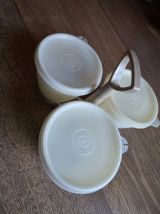Tupperware vintage trio condiments