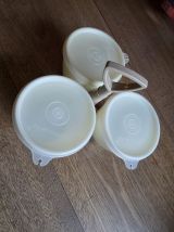 Tupperware vintage trio condiments