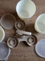 Tupperware vintage trio condiments