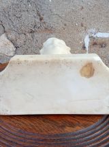 Buste de Notre Dame de Lourdes en cire signé Charles Maillar