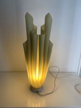 Lampe vintage 1970 de table Athéna Georgia Jacob vert amande