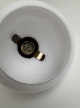 APPLIQUE ANCIENNE EN OPALINE VINTAGE