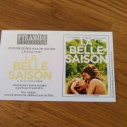 2 places de cinéma pour " La Belle Saison "