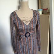 Robe style vintage imprimée 