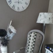 Fauteuil Voltaire gros pois