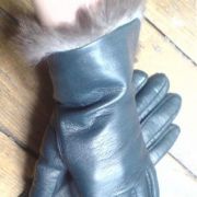 Superbes gants neufs bleu pétrole 7 1/2 femme 