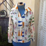 chemise années 70, vintage neuf