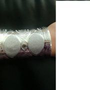 Bracelet de couleur argenté