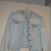 veste en jean bleu clair