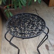 sellette en fer forgé