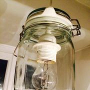 Lamapadaire en verre