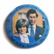 Badge collector Prince Charles et Lady Diana