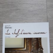 Livre "Le chef d'oeuvre inconnu" de Honoré de Balzac