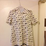 ROBE VINTAGE annee 70 « Creation Jane Delfin - France » - T. 46