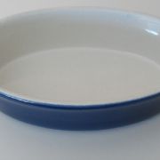 Plat ovale en grés 18 cm  