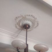 LUSTRE OPALINE 5 BRANCHES