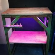 Console Indus Metal et bois 