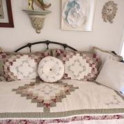 canapé-lit américain en fer forgé