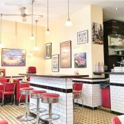 Tabouret Haut - Rouge - deco USA