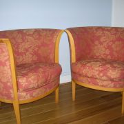 Paire de fauteuils anciens art déco