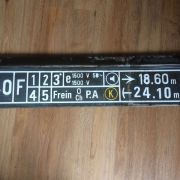 Plaque de wagon SNCF industriel 